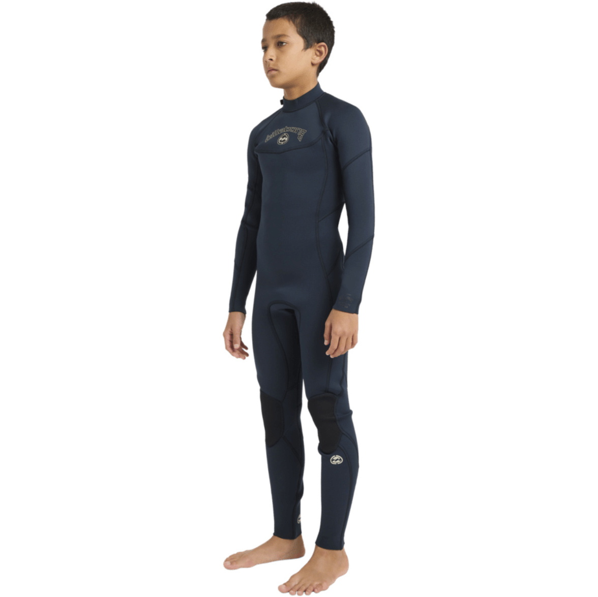 2026 Billabong Junior Absolute 3/2mm Back Zip Wetsuit 24CW211601 - Navy